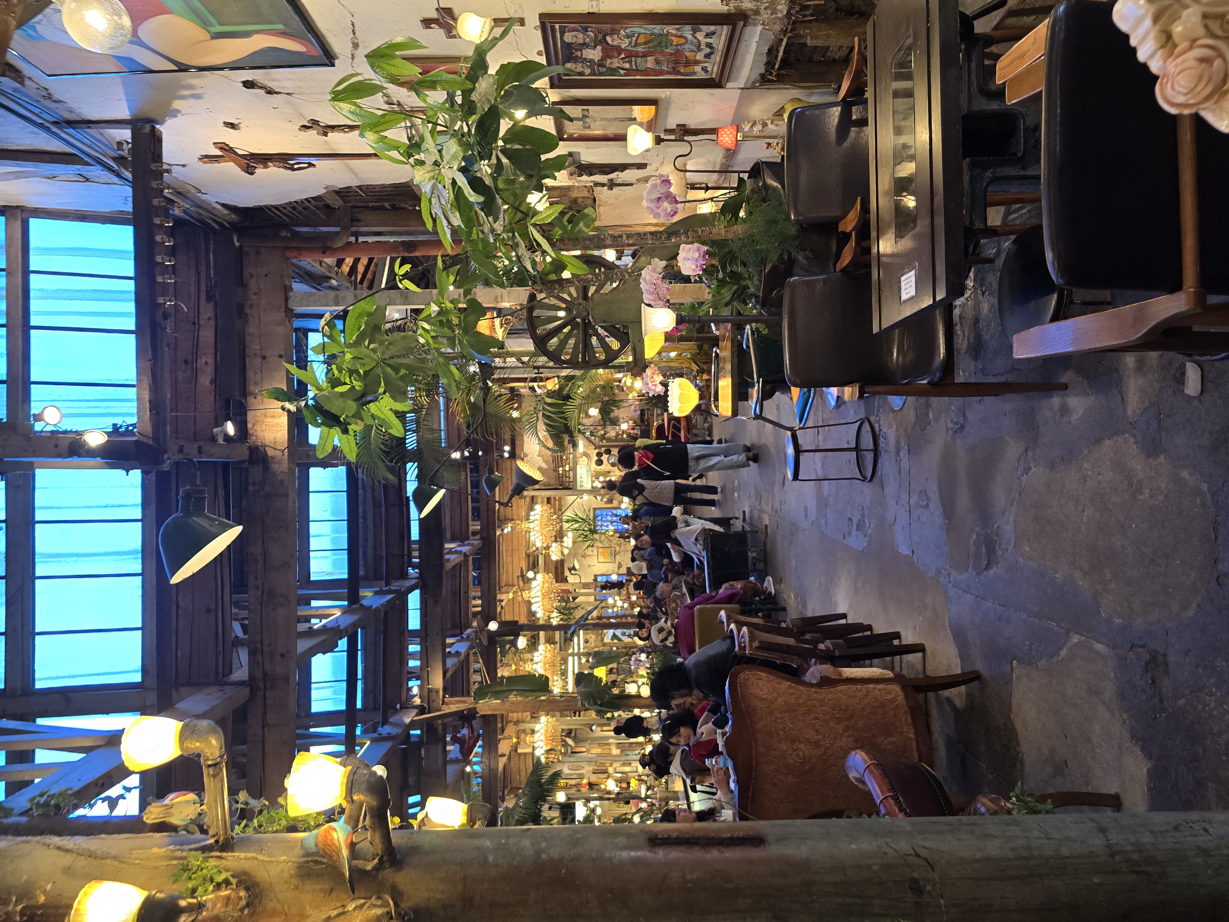 The looms and original machinery